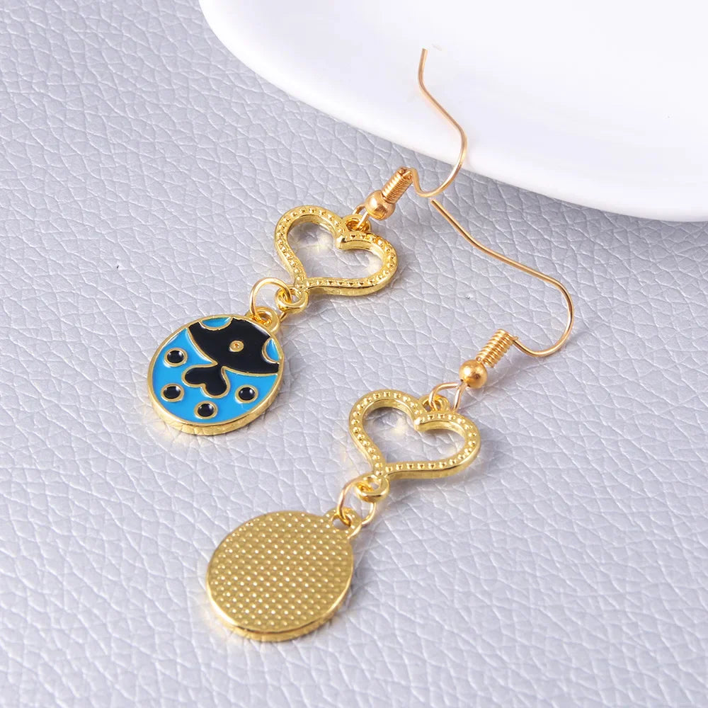 Golden Wind Giorno Ladybug Earring