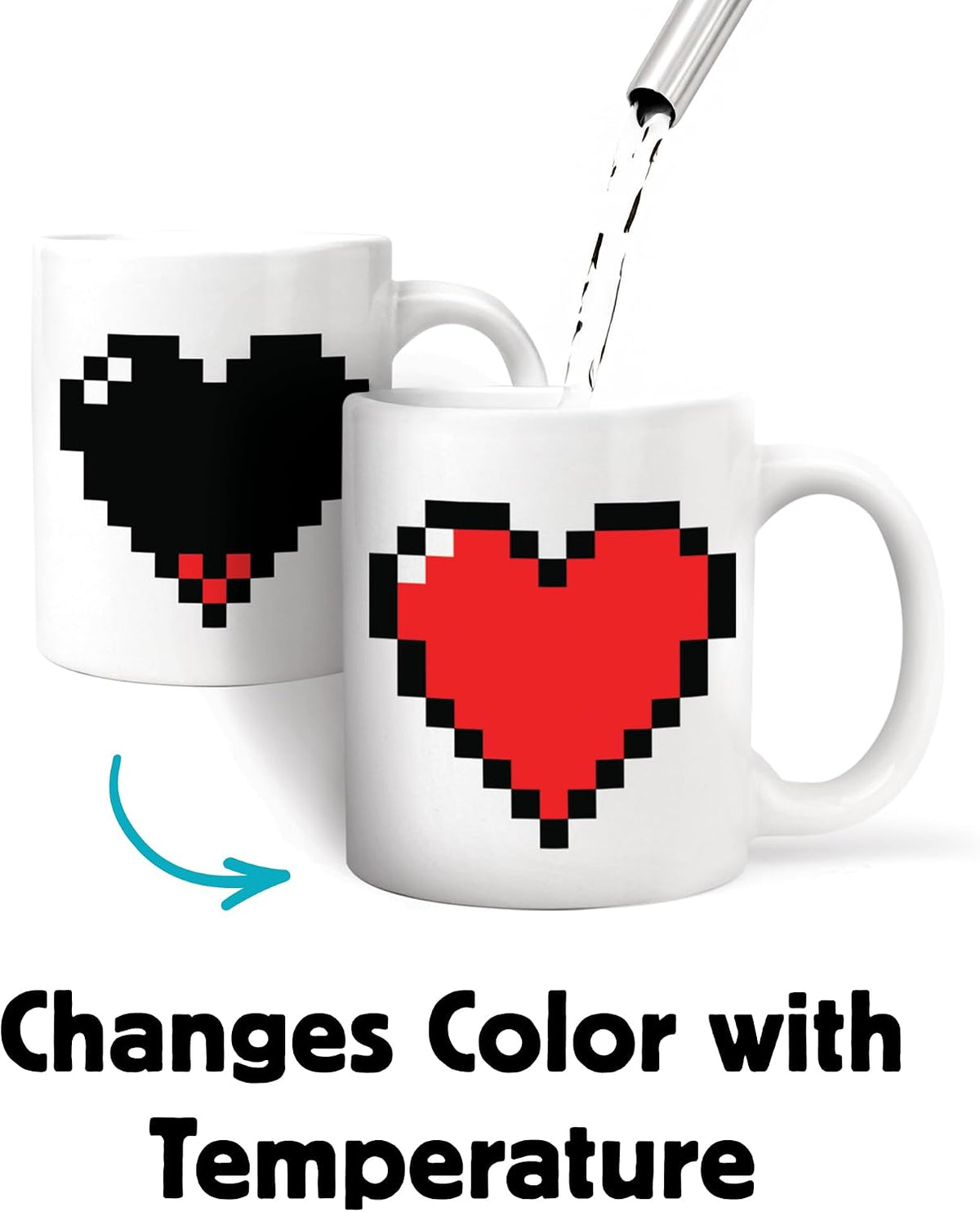 Pixel Heart Mug