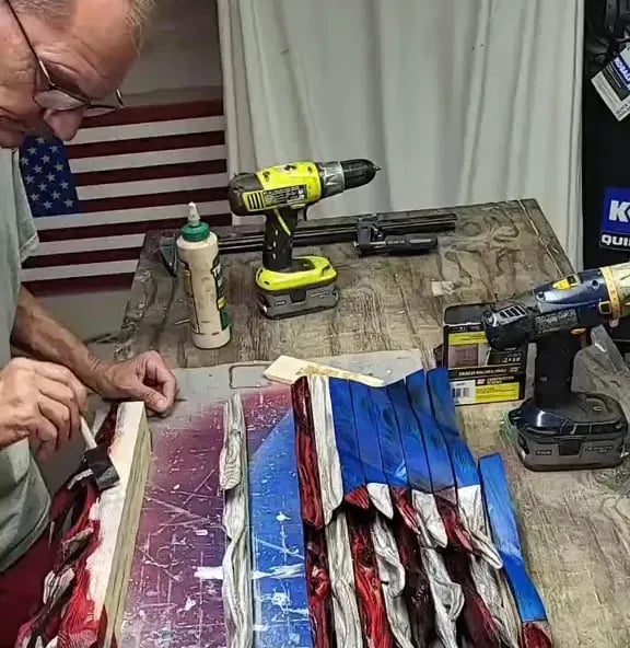 "The Battle Worn" Flag