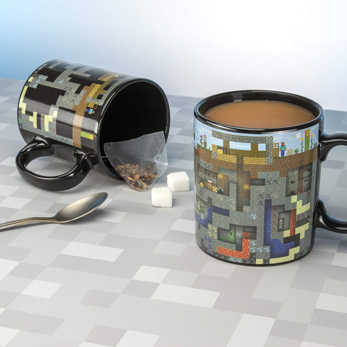 Pixel World Thermo Effect Mug