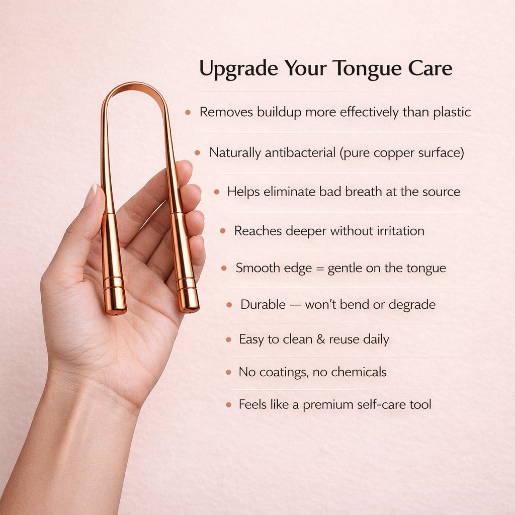 Copper Tongue Scraper