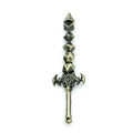 Metal Dice Sword Keychain