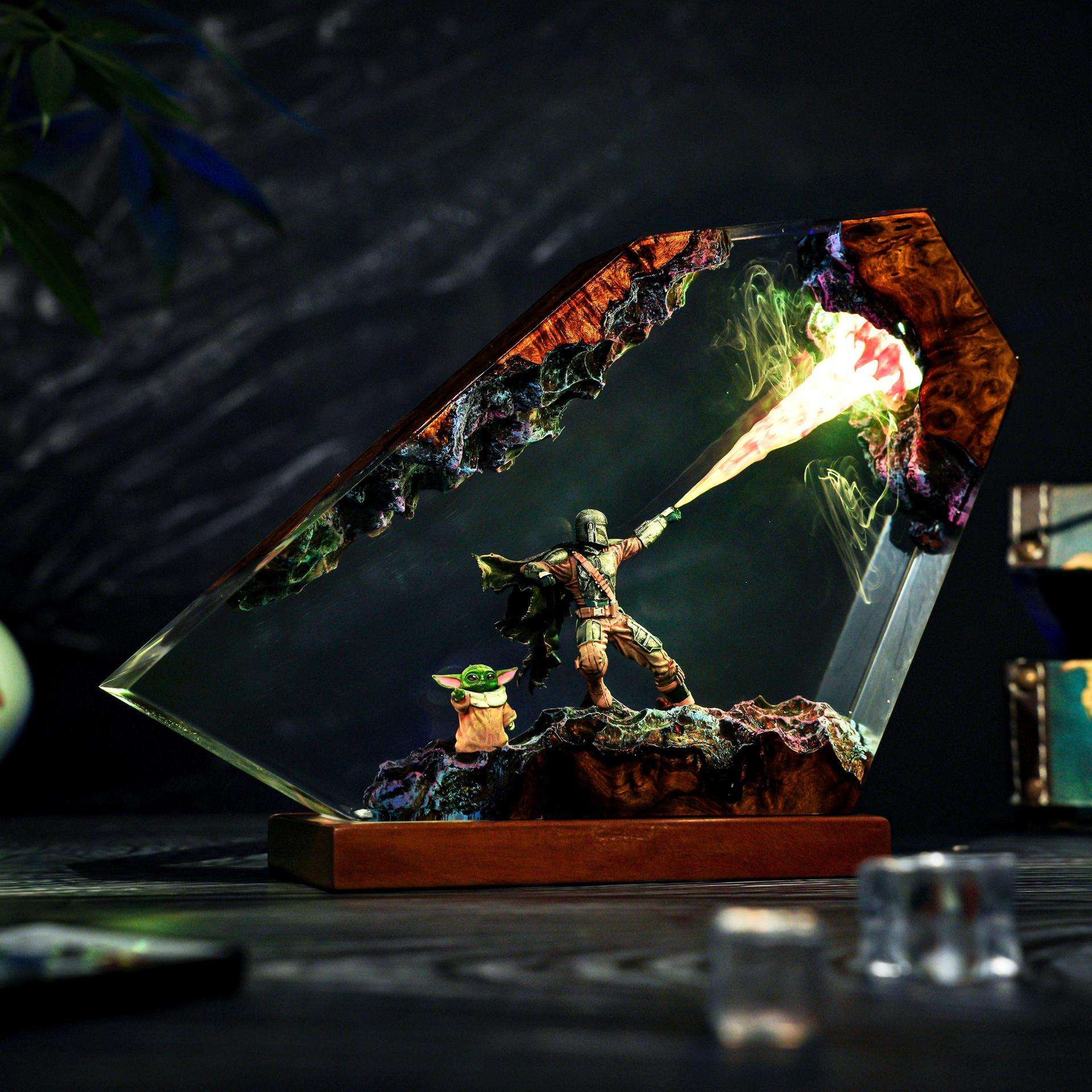 Mandalorian Lamp