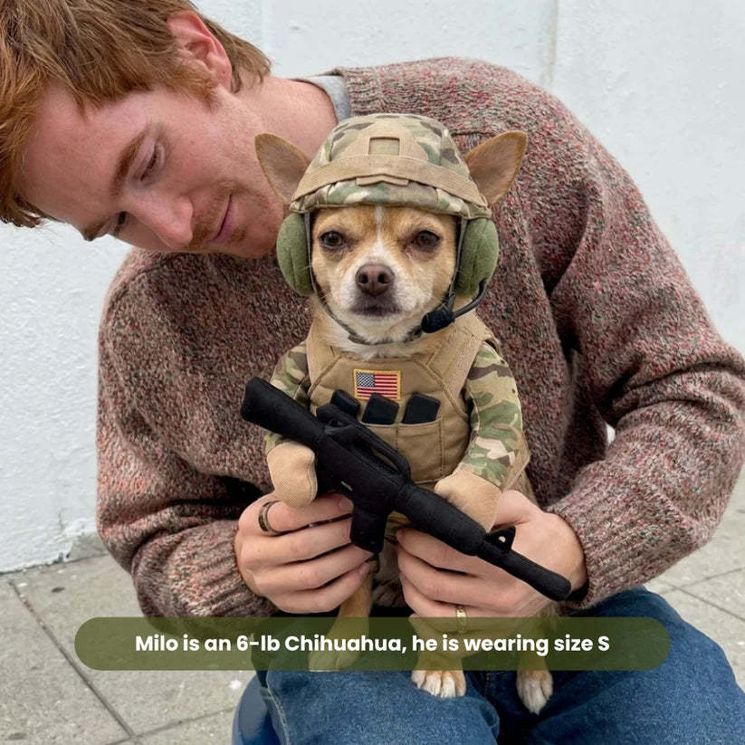 Doggy Soldier Outfit