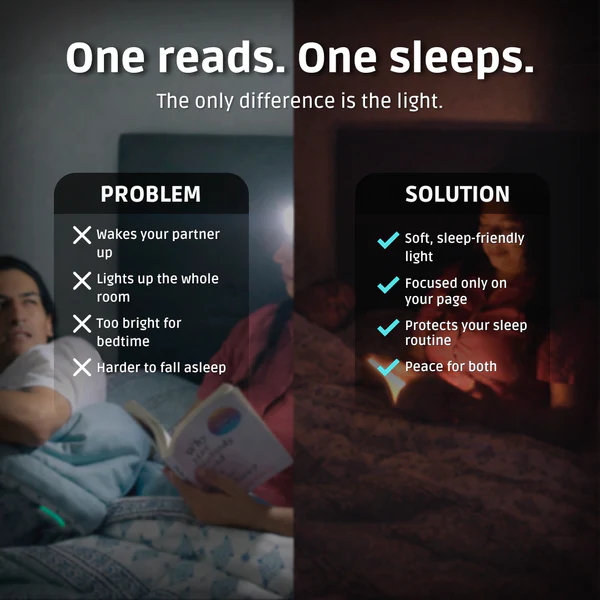 Sleep-Friendly Night Reading Light
