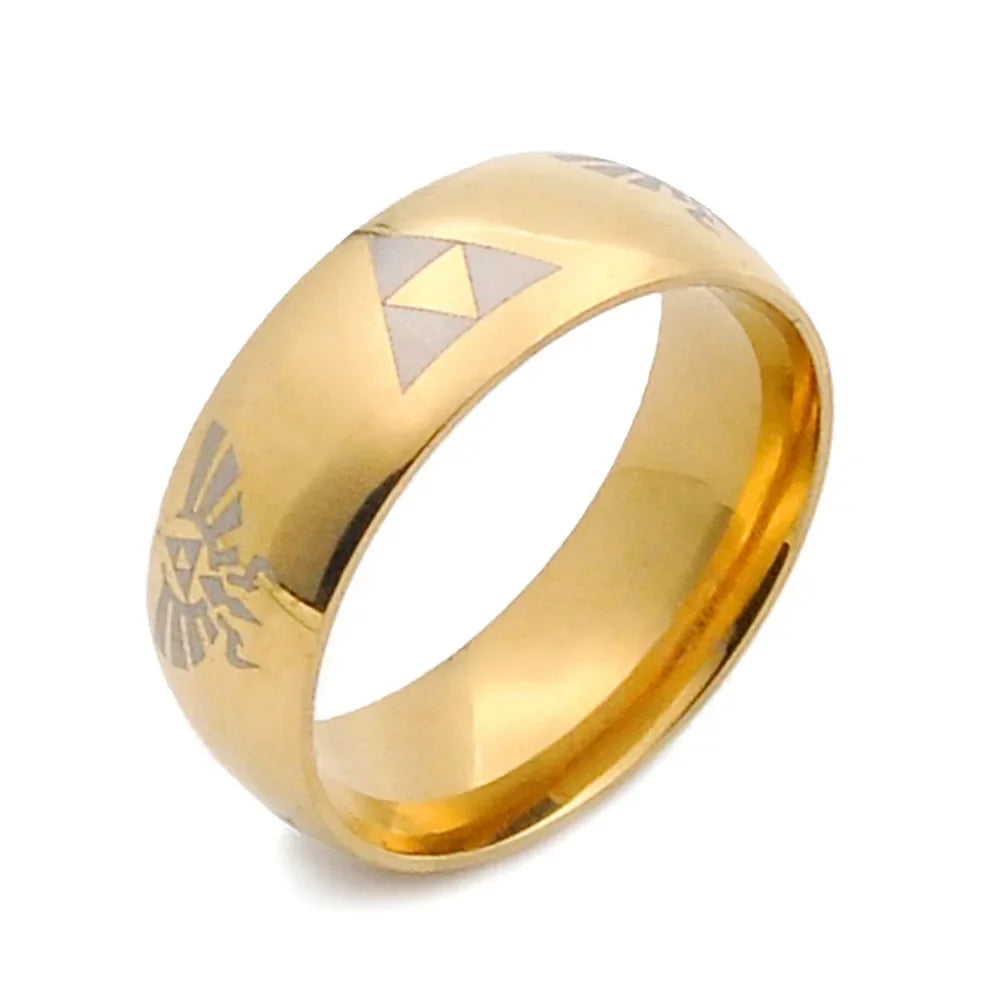Triforce Triangle Stainless Steel Ring
