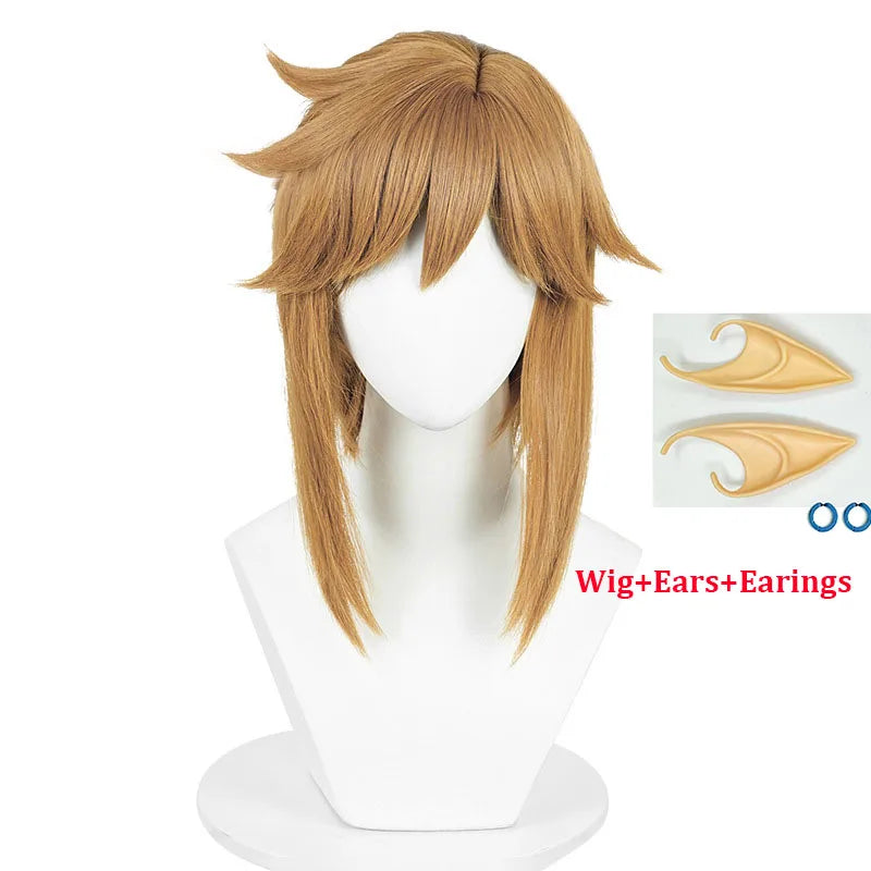 Link Cosplay Blonde Brown Wig