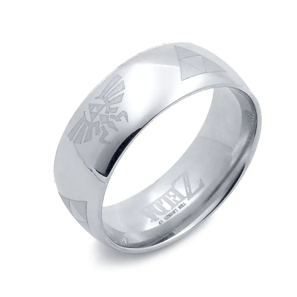 Triforce Triangle Stainless Steel Ring