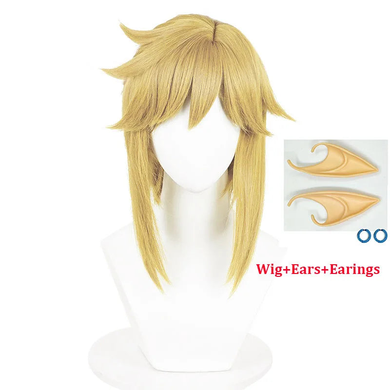 Link Cosplay Blonde Brown Wig