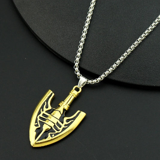 arrow gold necklace