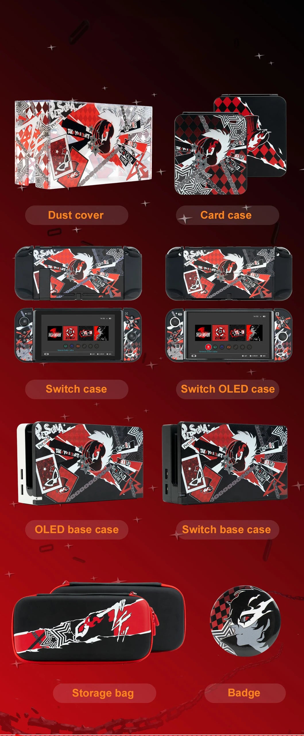 Persona Switch /OLED Protective Case Carrying Bag
