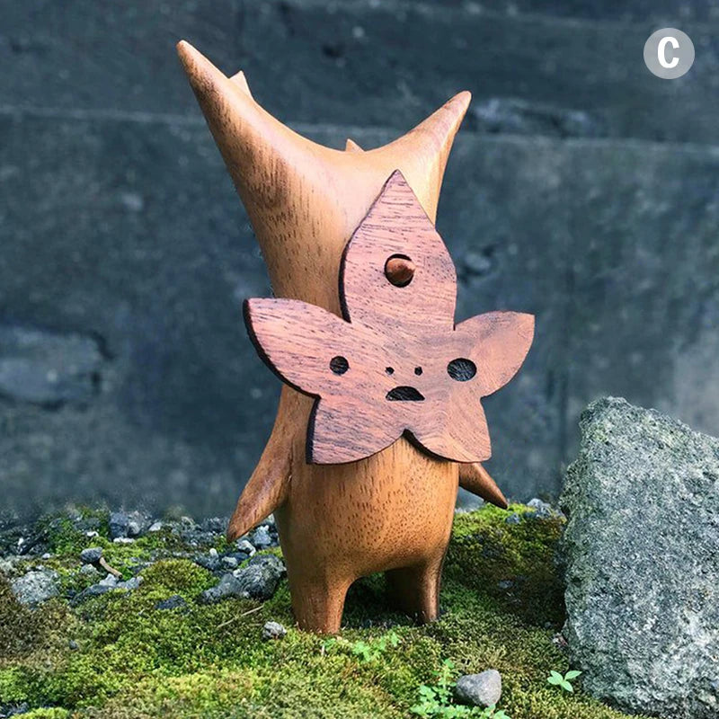 Wooden Korok Statue Decoration