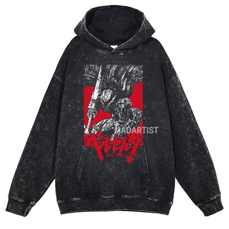Berserk Washed Hoodies