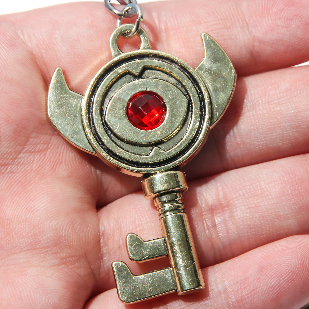 Retro Ruby Keyring/necklace