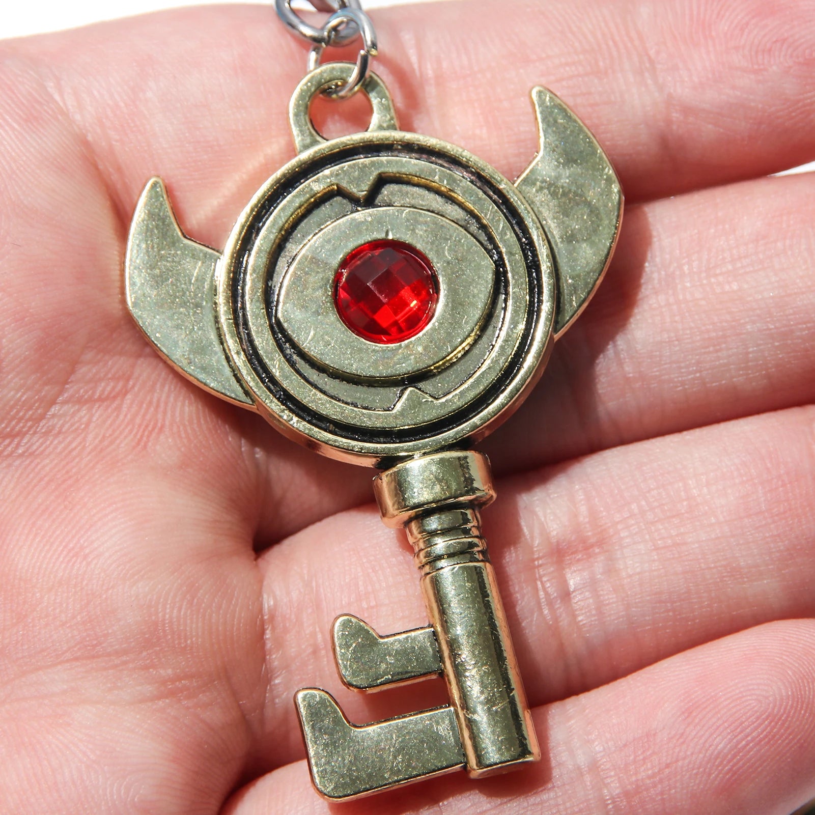 Retro Ruby Keyring/necklace