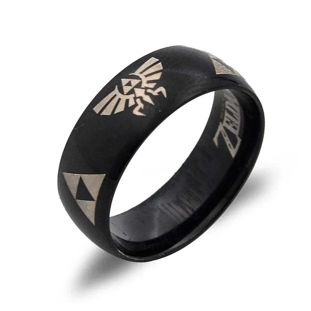 Triforce Triangle Stainless Steel Ring