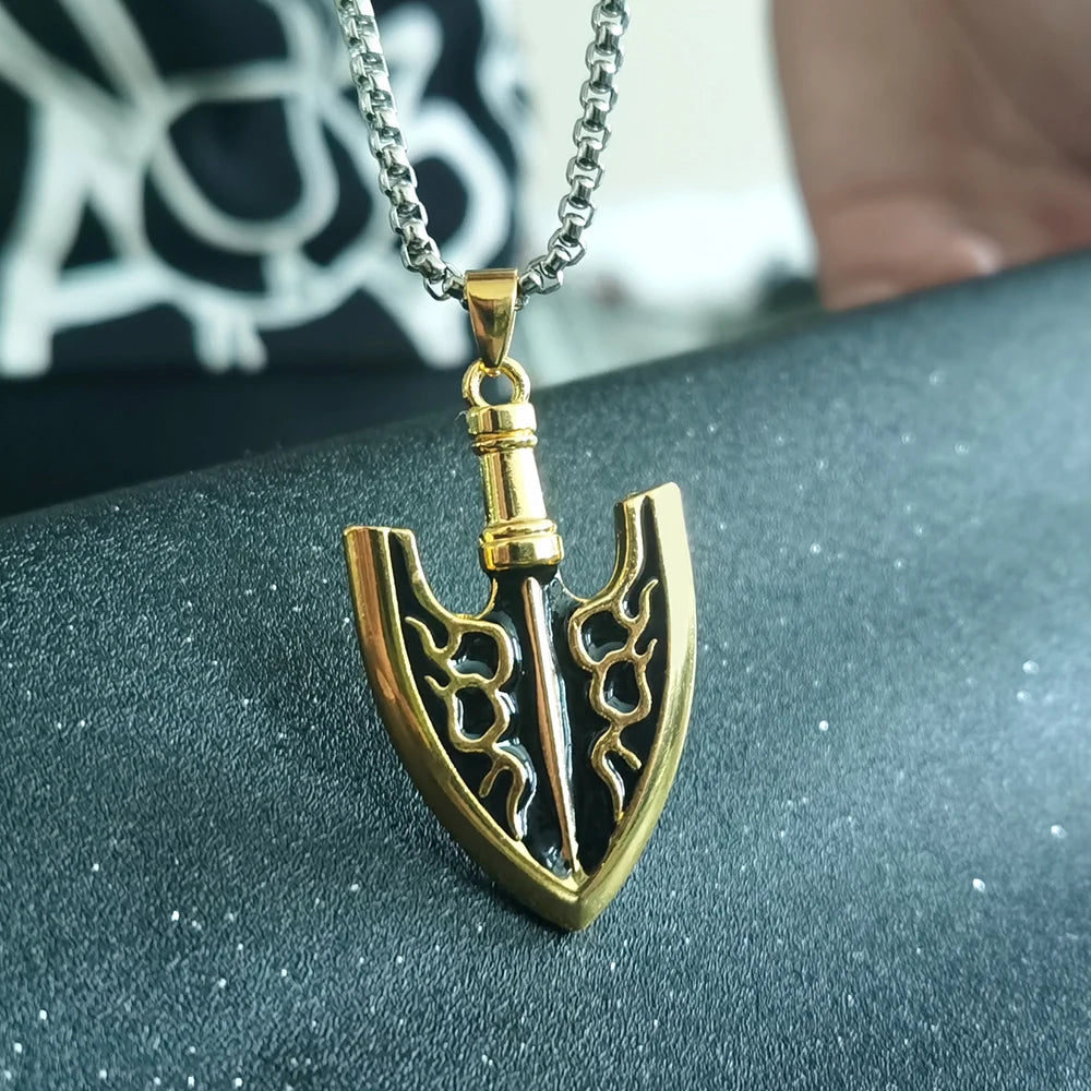 arrow gold necklace
