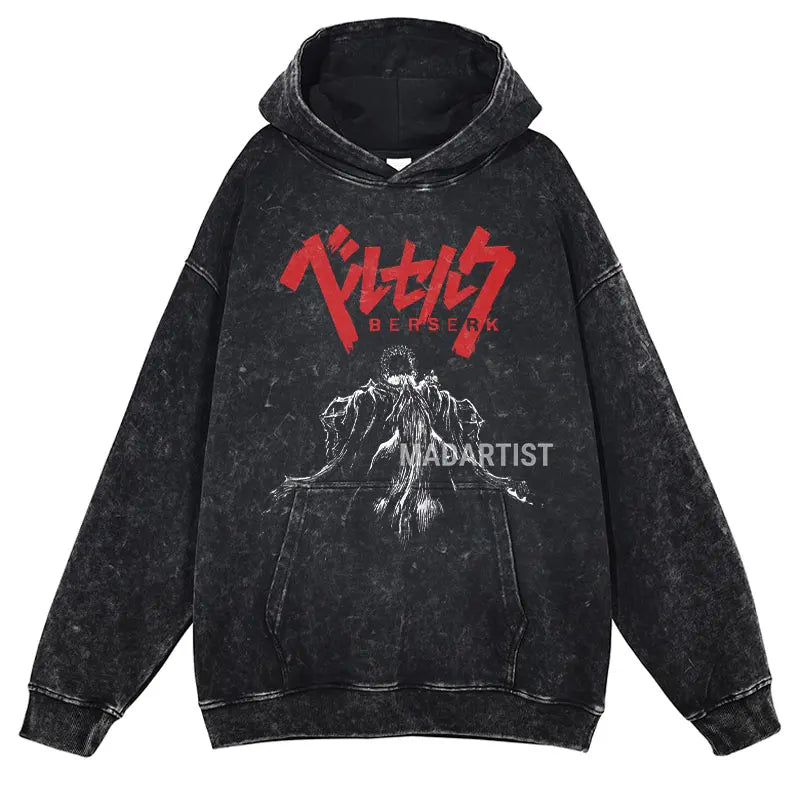 Berserk Washed Hoodies