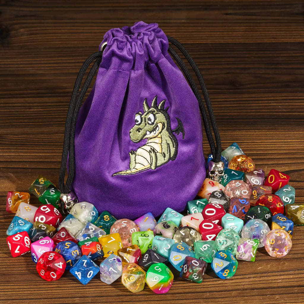 Drawstring Dice Bag