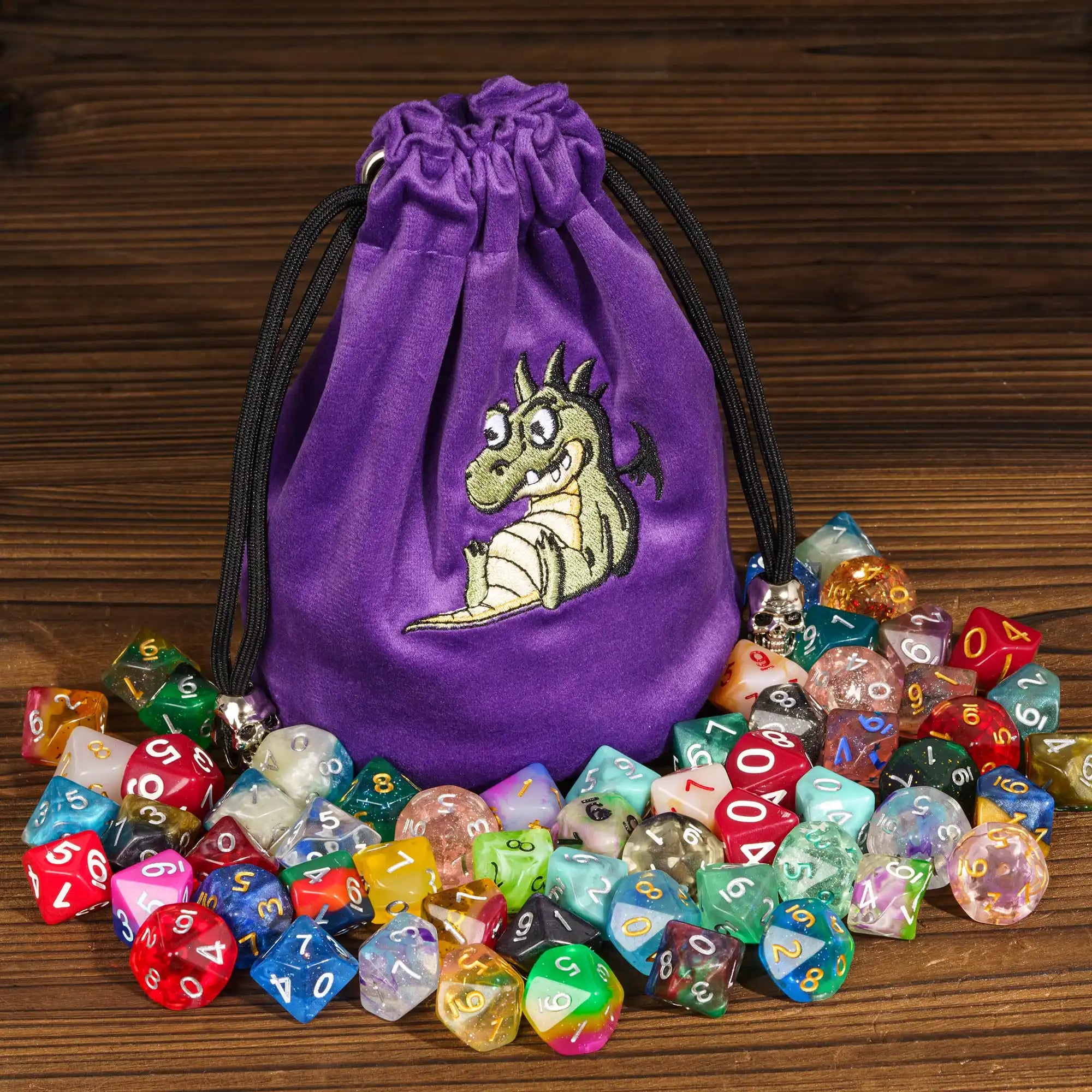 Drawstring Dice Bag