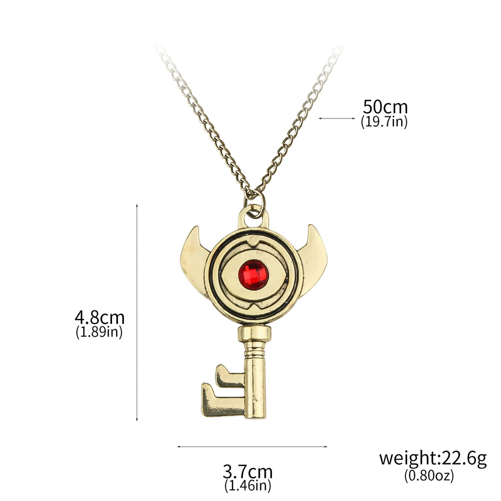 Retro Ruby Keyring/necklace