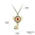 Retro Ruby Keyring/necklace