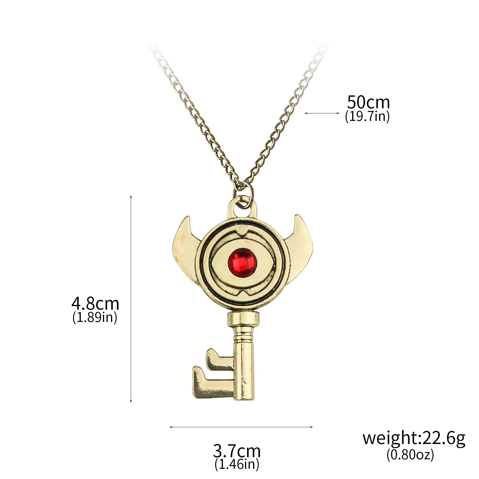 Retro Ruby Keyring/necklace