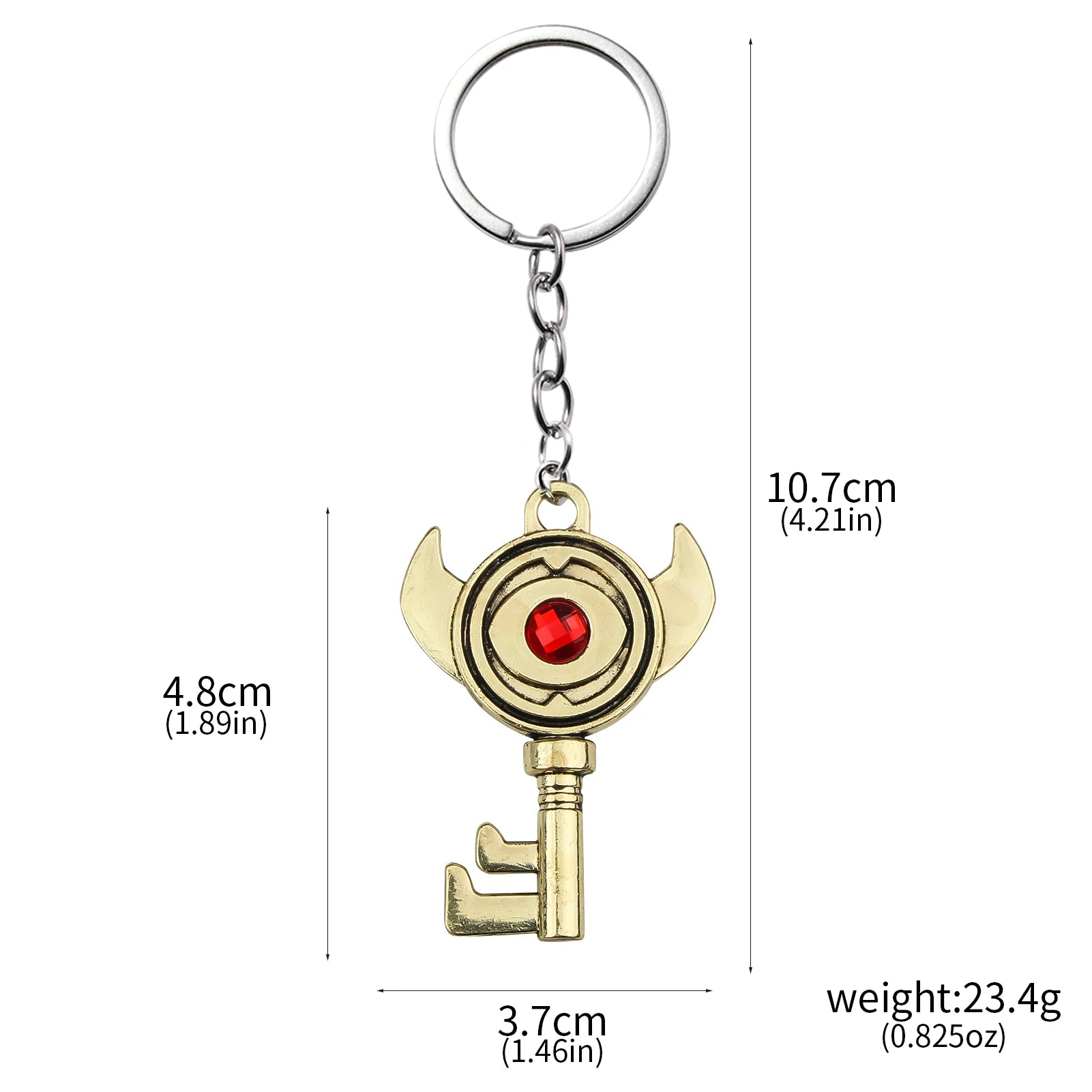 Retro Ruby Keyring/necklace
