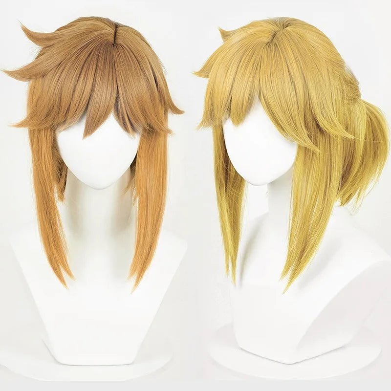 Link Cosplay Blonde Brown Wig