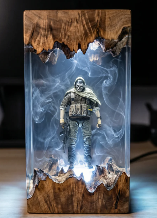 Cod resin Lamp