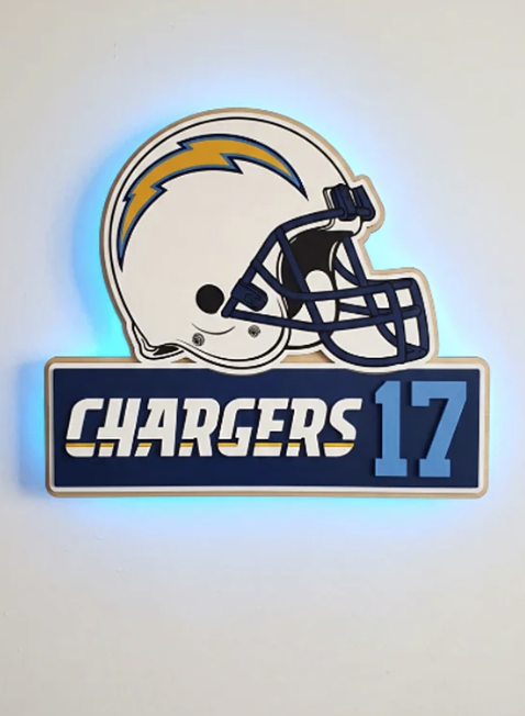 Handmade Football Lamps