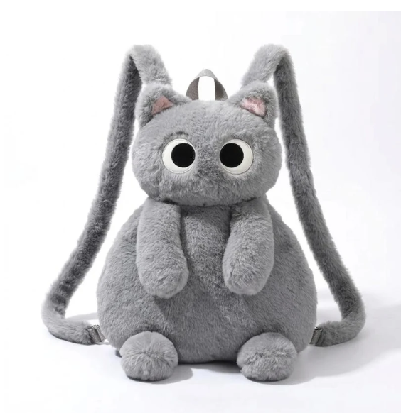 Plush Cat Backpack