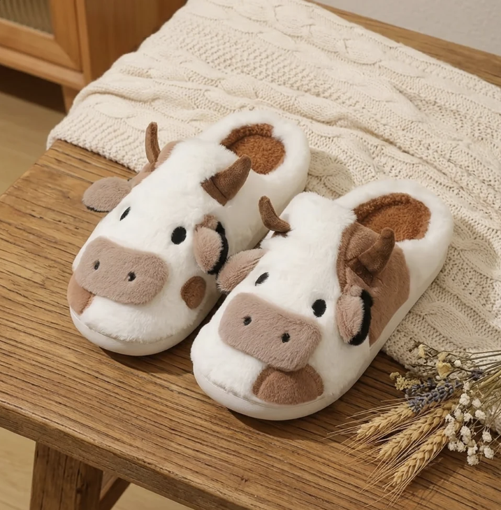Cow Slippers