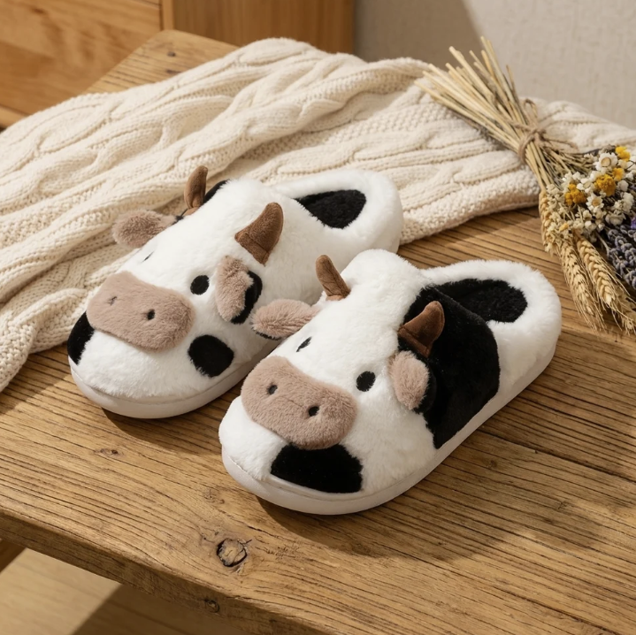 Cow Slippers