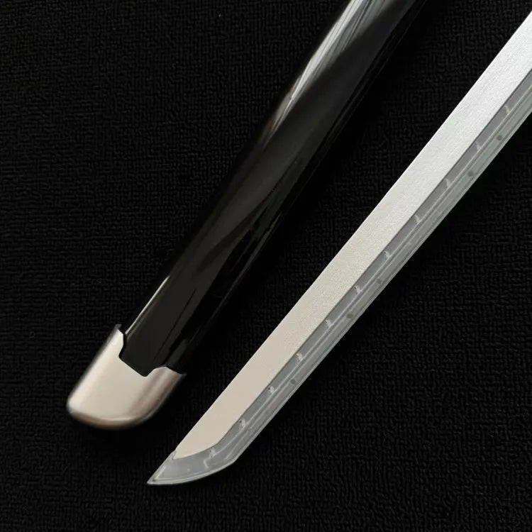 40inch Smoke Glow Demon Slayer Katana Muichirou Light Vapor Sword Anime Cosplay Real Japanese Katana Original Samurai Sabre Gift
