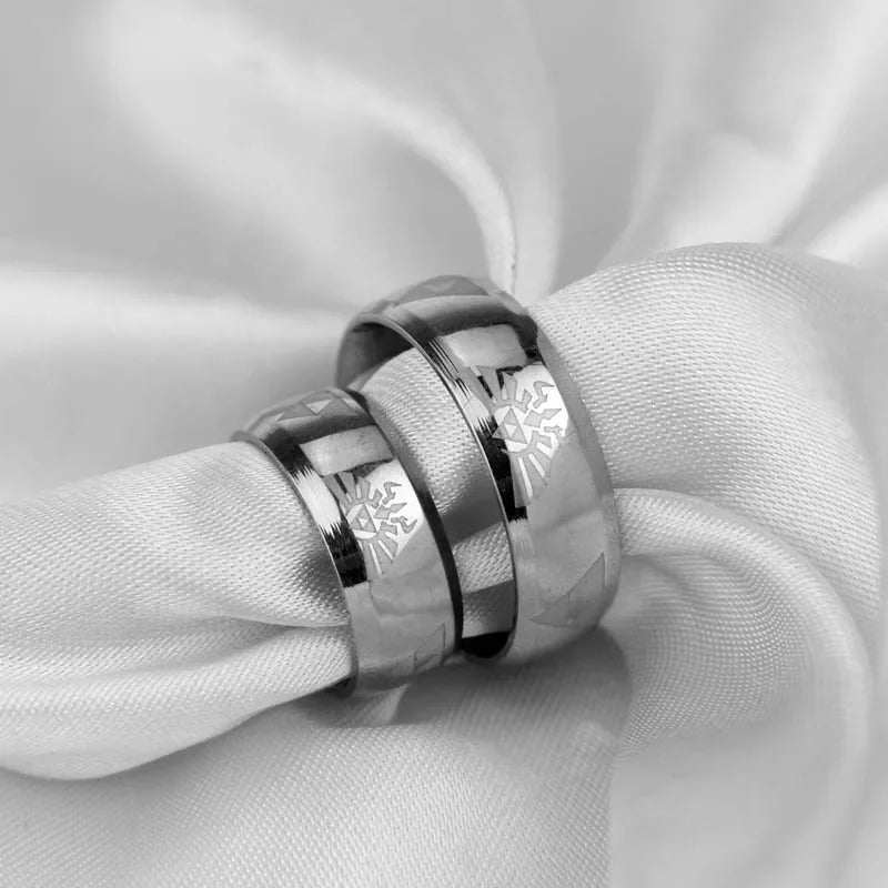 Triforce Triangle Stainless Steel Ring