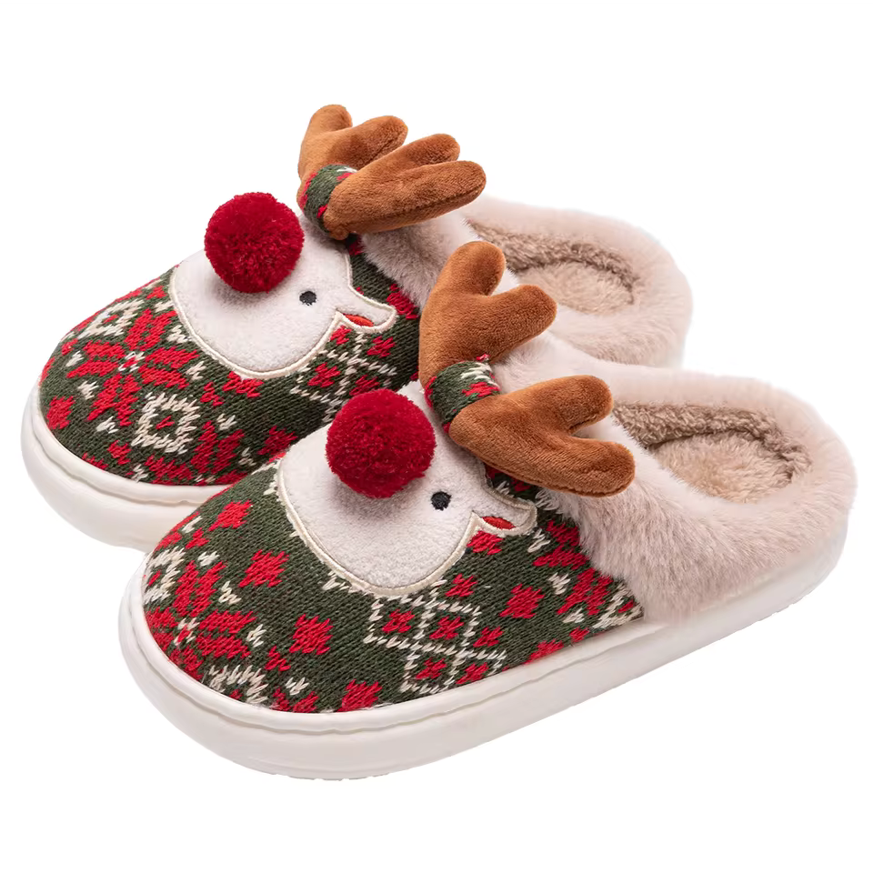 Reindeer Slippers