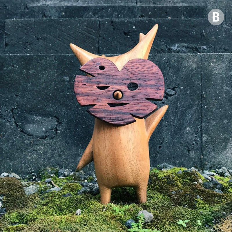 Wooden Korok Statue Decoration