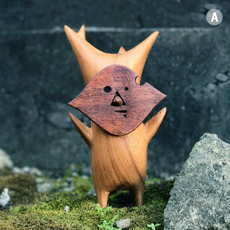 Wooden Korok Statue Decoration