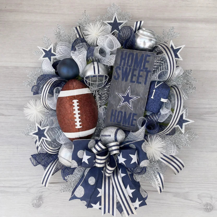 nfl wreath