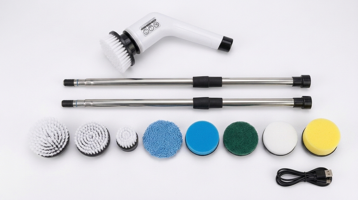 Scrub & Go Electric Spin Scrubber