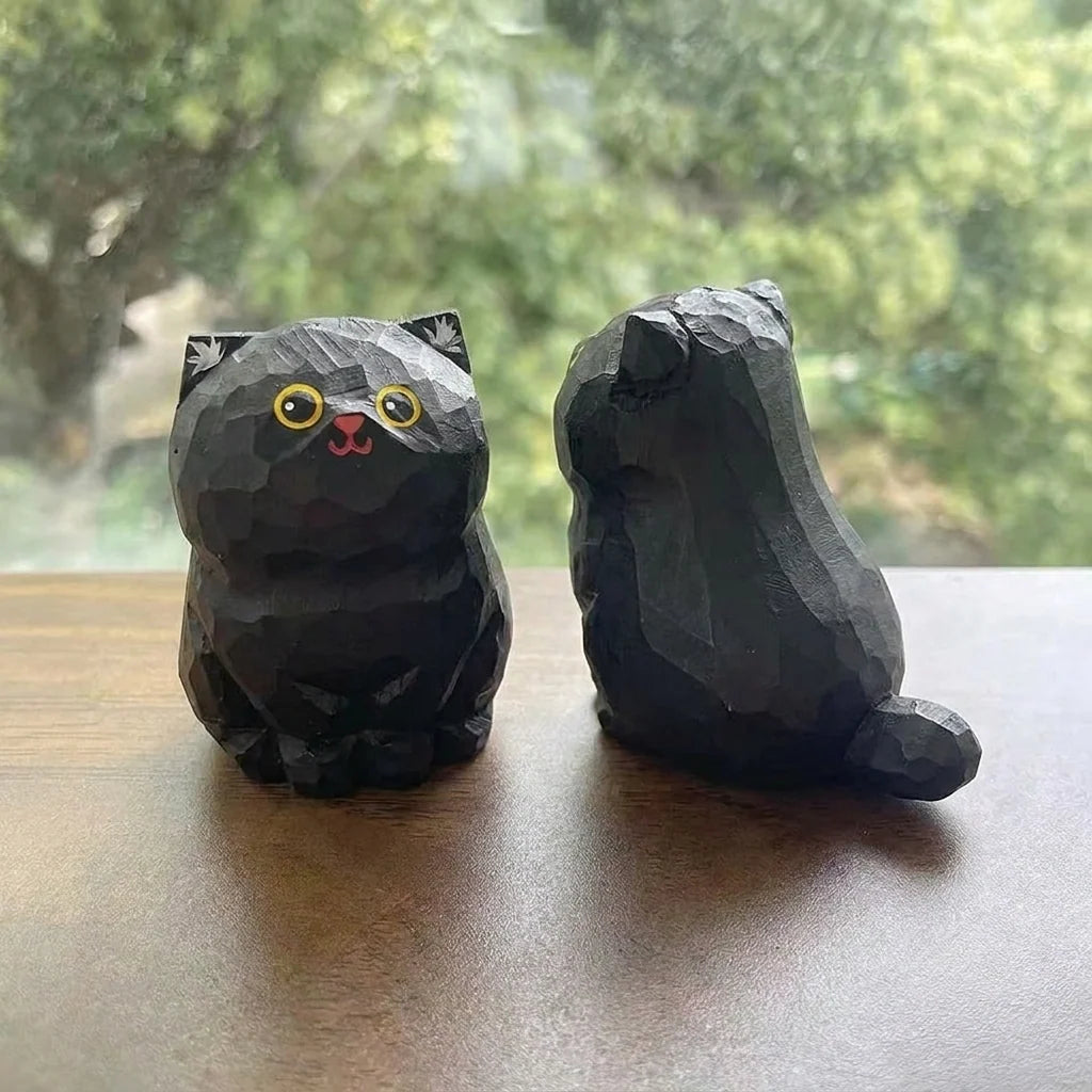 wooden kitties