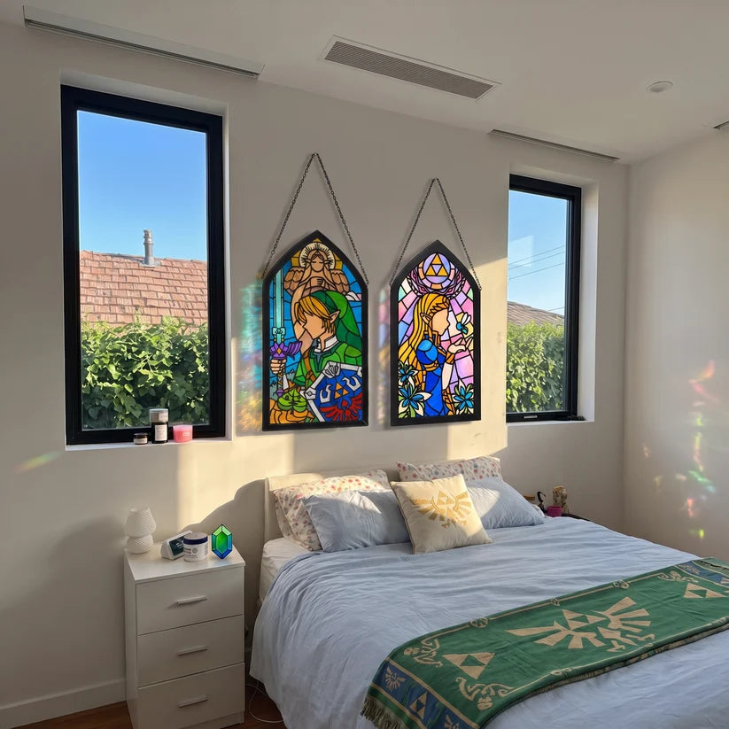 Handmade Stained Glass Suncatcher
