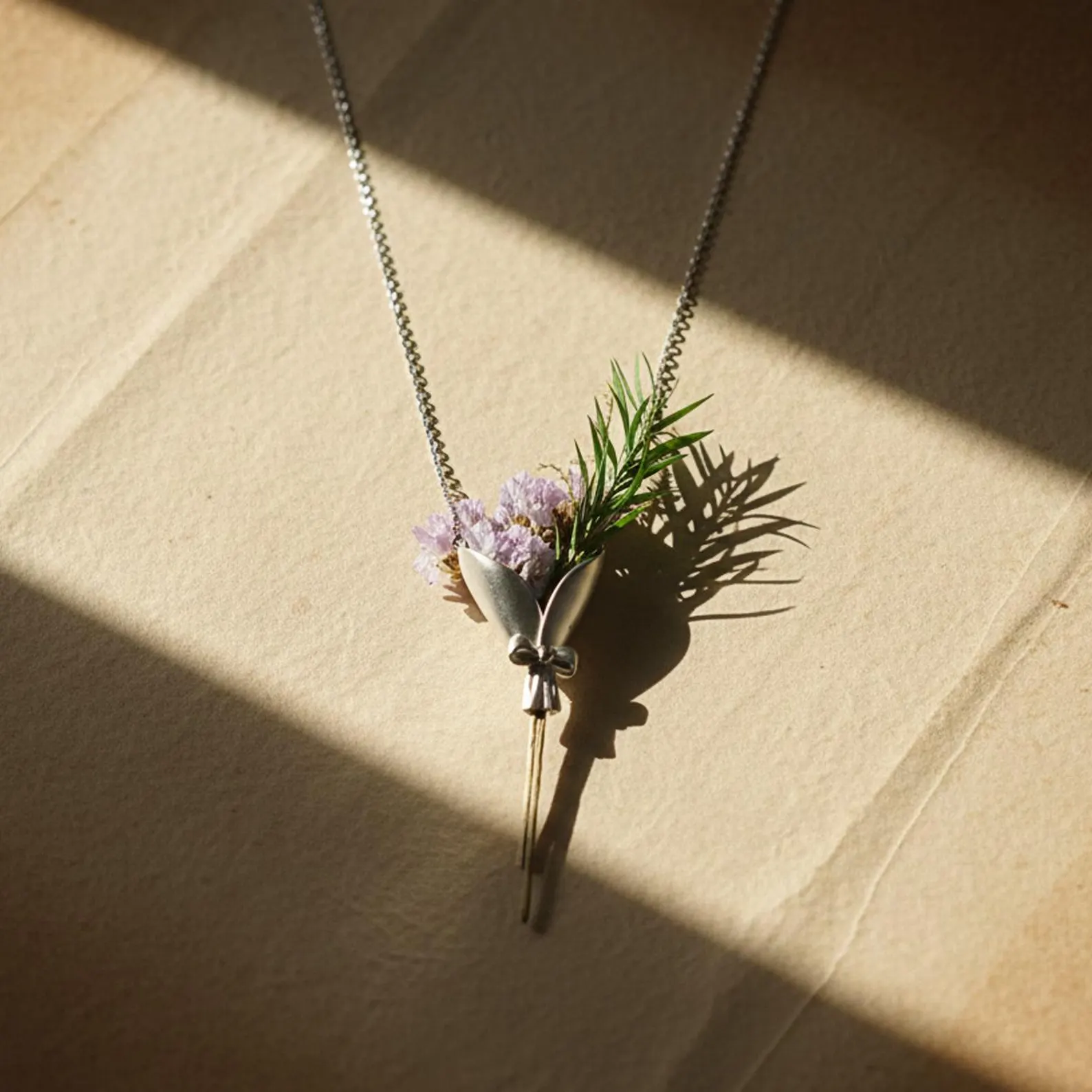 Flower Bouquet Necklace