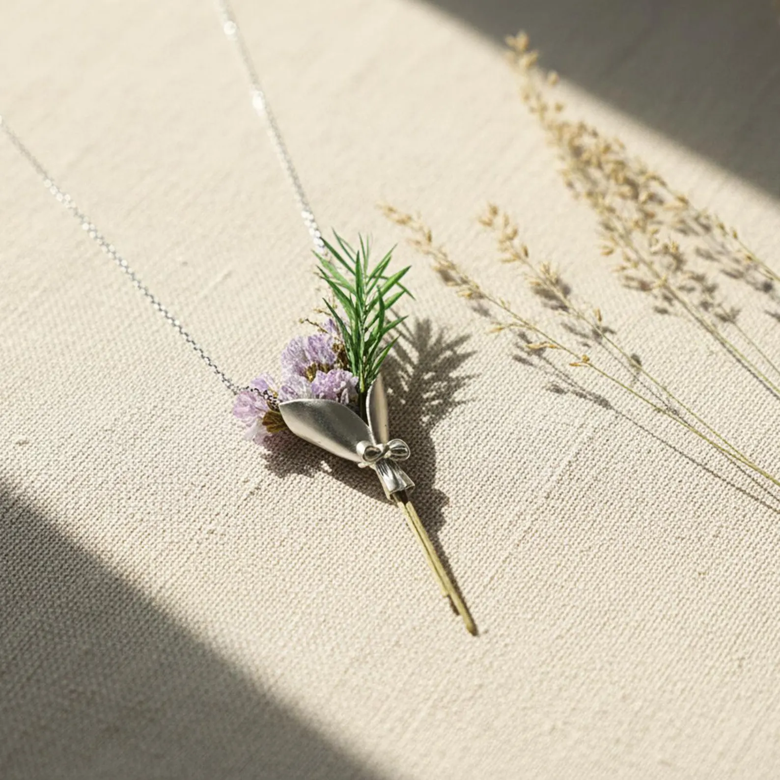 Flower Bouquet Necklace