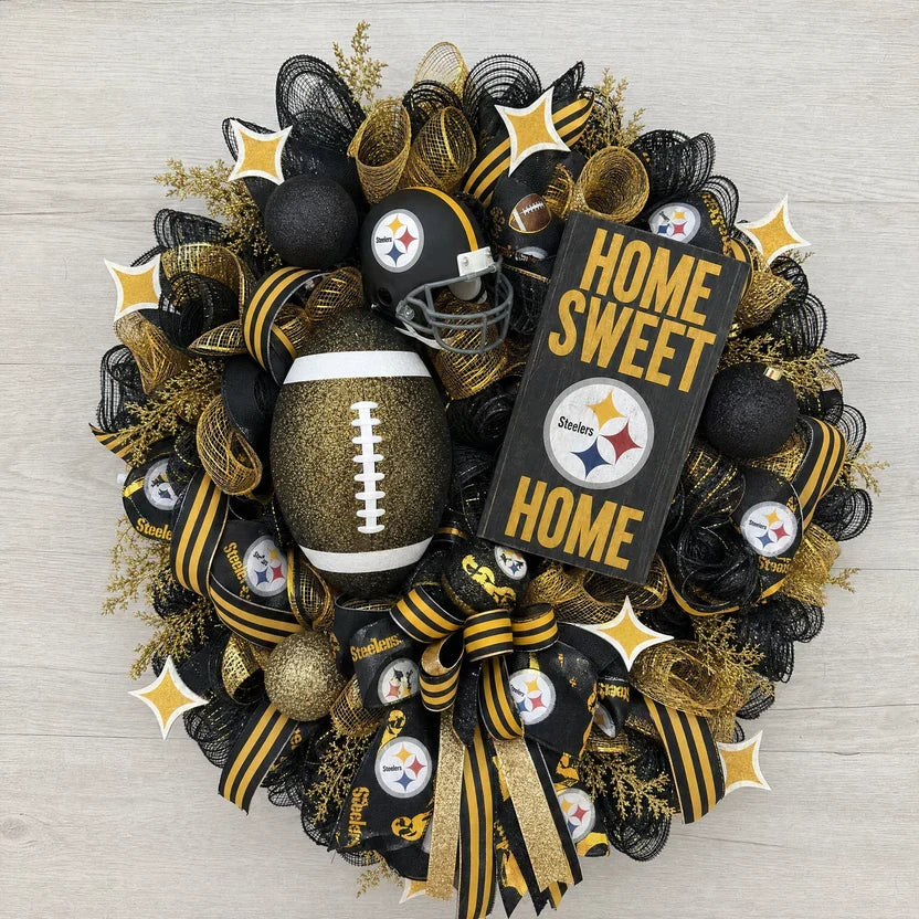 nfl wreath