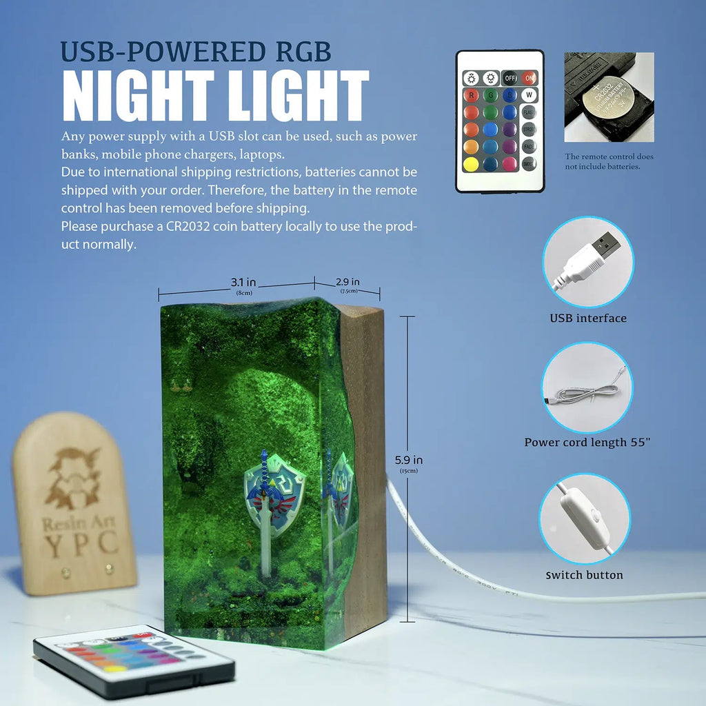 Master Sword & Hylian Shield  Resin