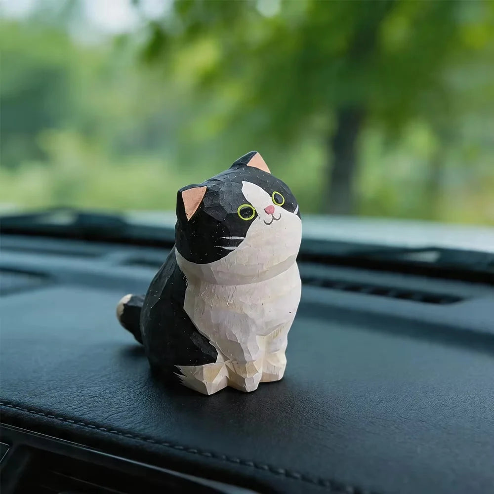 wooden kitties