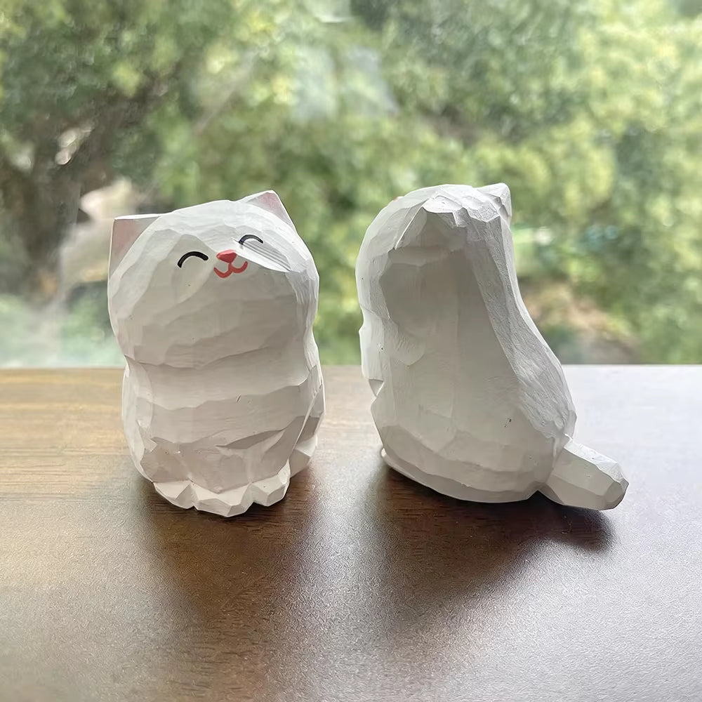 wooden kitties